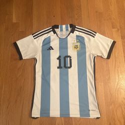 2022 World Cup Argentina Messi Jersey 