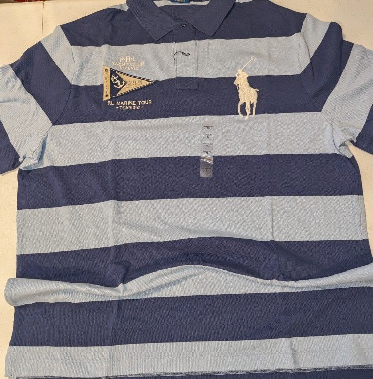 New men's polo XL short sleeve Collared Shirt