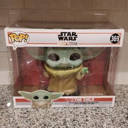Funko POP! Star Wars The Mandalorian The Child Vinyl Figure - Super Sized - #369 - New in Box 