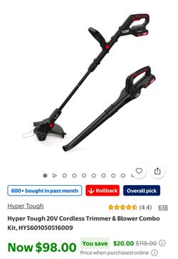 Cordless trimmer and blower