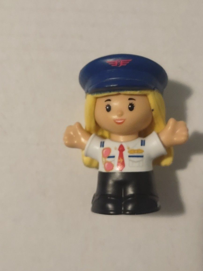 Fisher Price Little People Pilot Barbie Figure