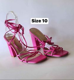 New women’s shoes/heels size 10 also available in withe