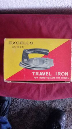 Excello travel iron.