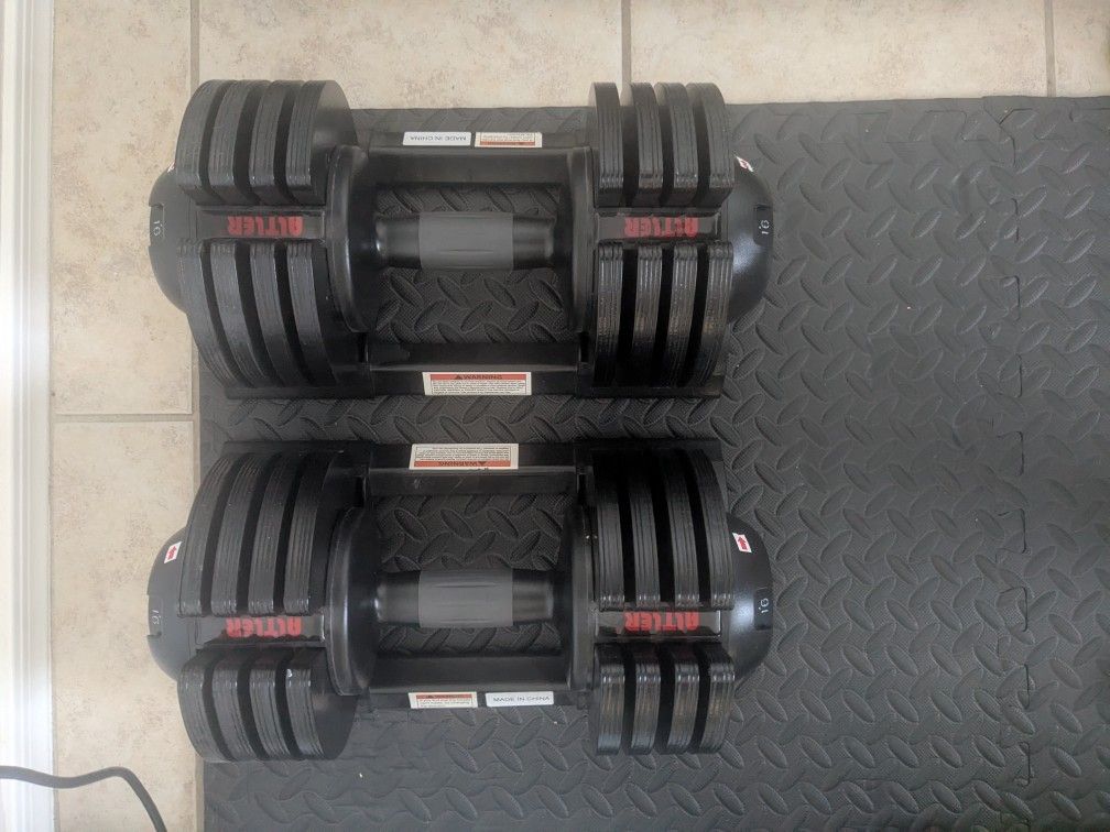 Alter Adjustable Dumbbells