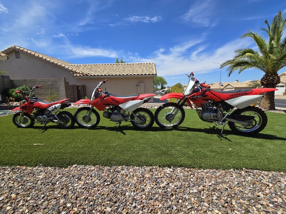 Honda CRF50,70,and 80