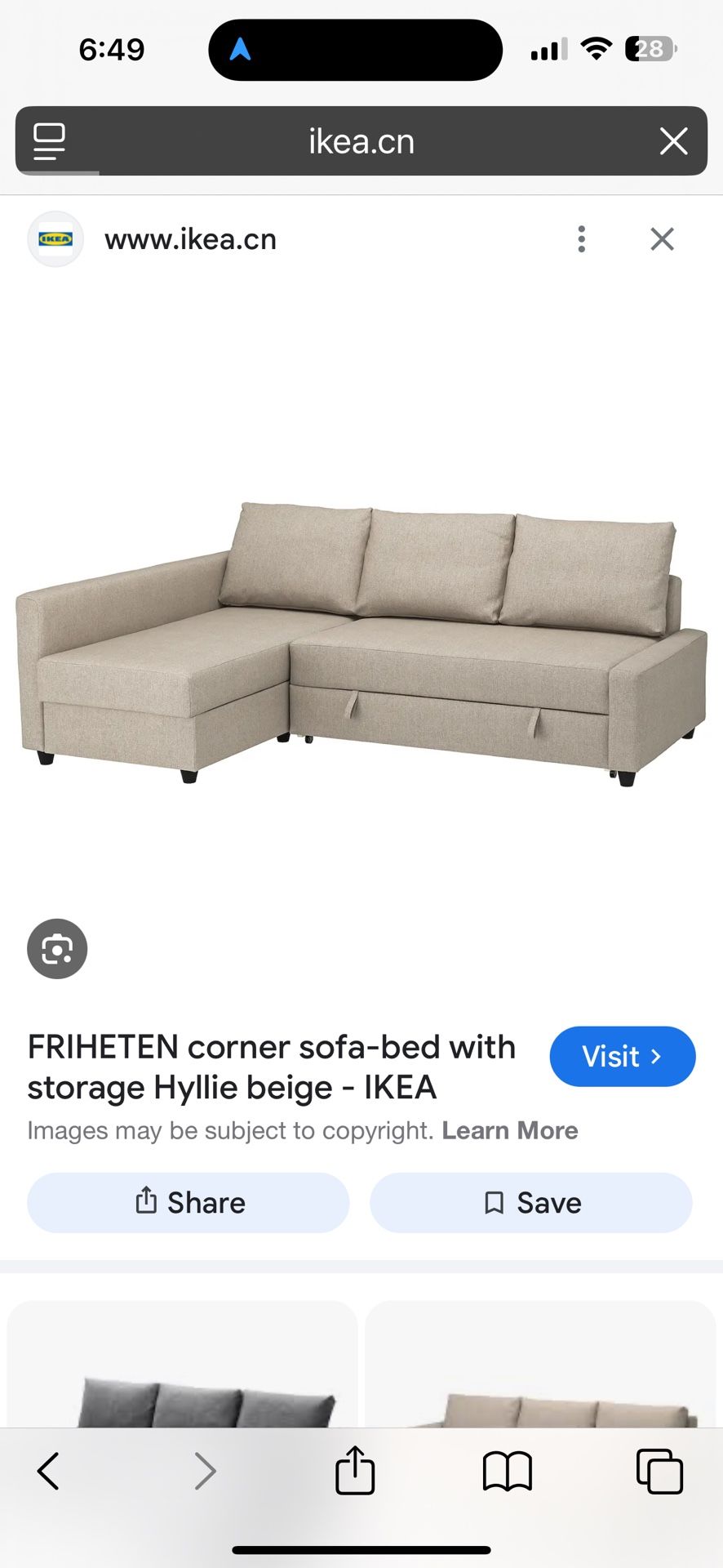 Friheton Sofa Bed