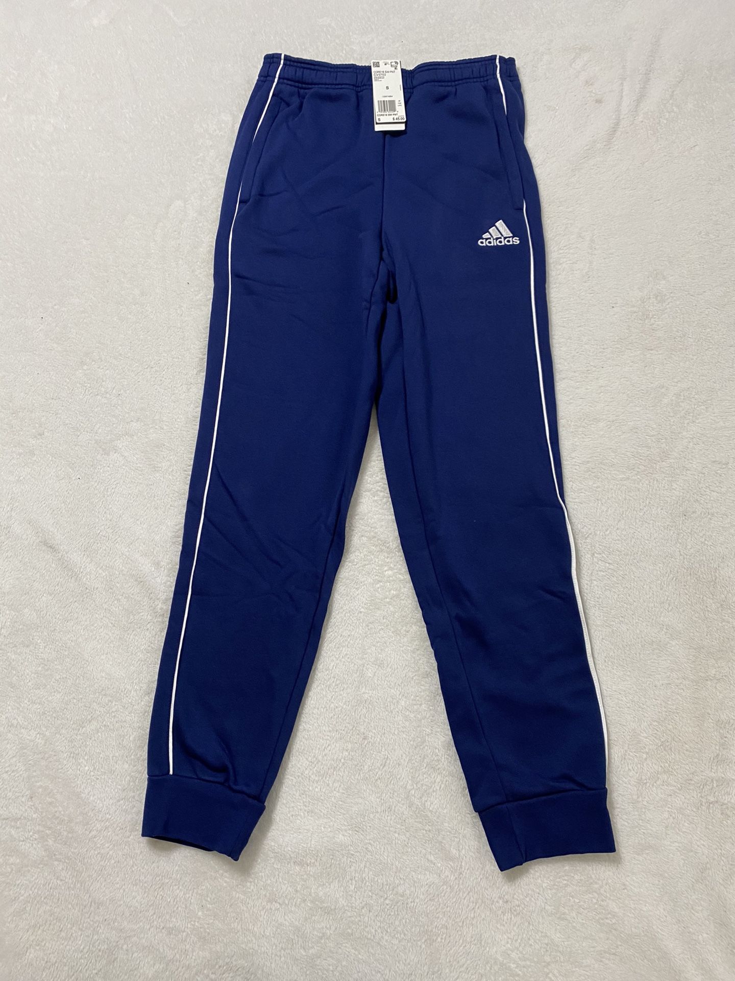 Adidas fleece sweat pants tapered joggers men’s size small