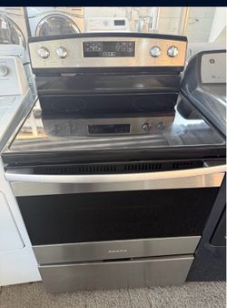 Glass top electric stove