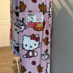 Hello Kitty Pumpkin Spice Blanket 