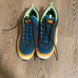 Nike Air Max 97 sneakers in the Green Abyss Illusion Green colorwa