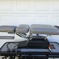 Leander Chiropractic Flexion Distraction Table Motorized Elevation Single Speed