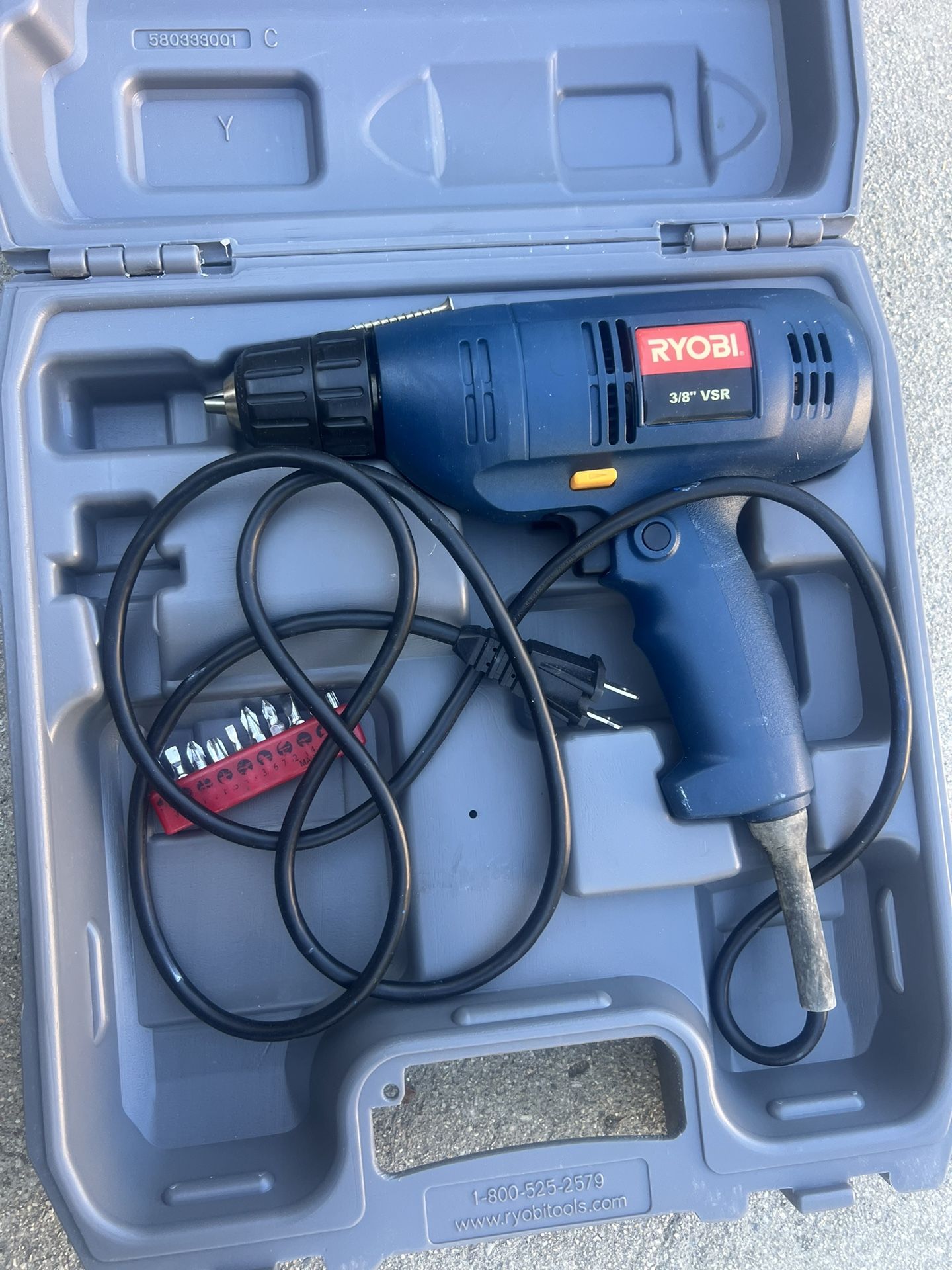 RYOBI 3/8” VSR Drill Electric