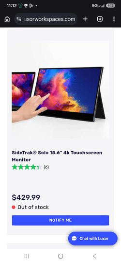 Luxor SideTrak 15.6 Monitor