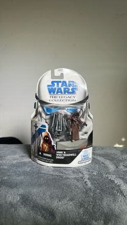 Star Wars Legacy Collection Jawa & WED Treadwell Droid WITH left arm of droid U-3PO
