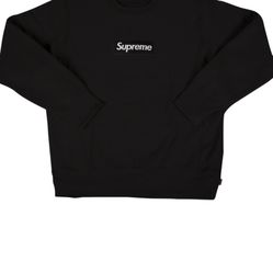 F/W18 Supreme Box Logo Crewneck Black