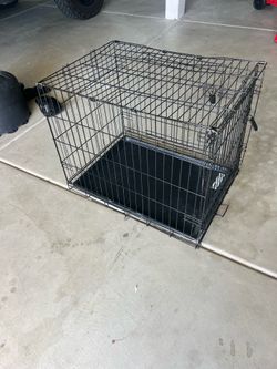Two Door Dog Crate 30” L x 22”W x 24” H
