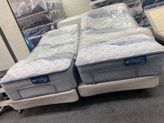 adjustable king split and mattress