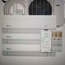 Senville Air Conditioner Outdoor Unit w/ 3 AC Units