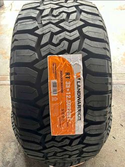 33X12.50R20 Land Warrior R/T tires with free Installation 33-12.50-20