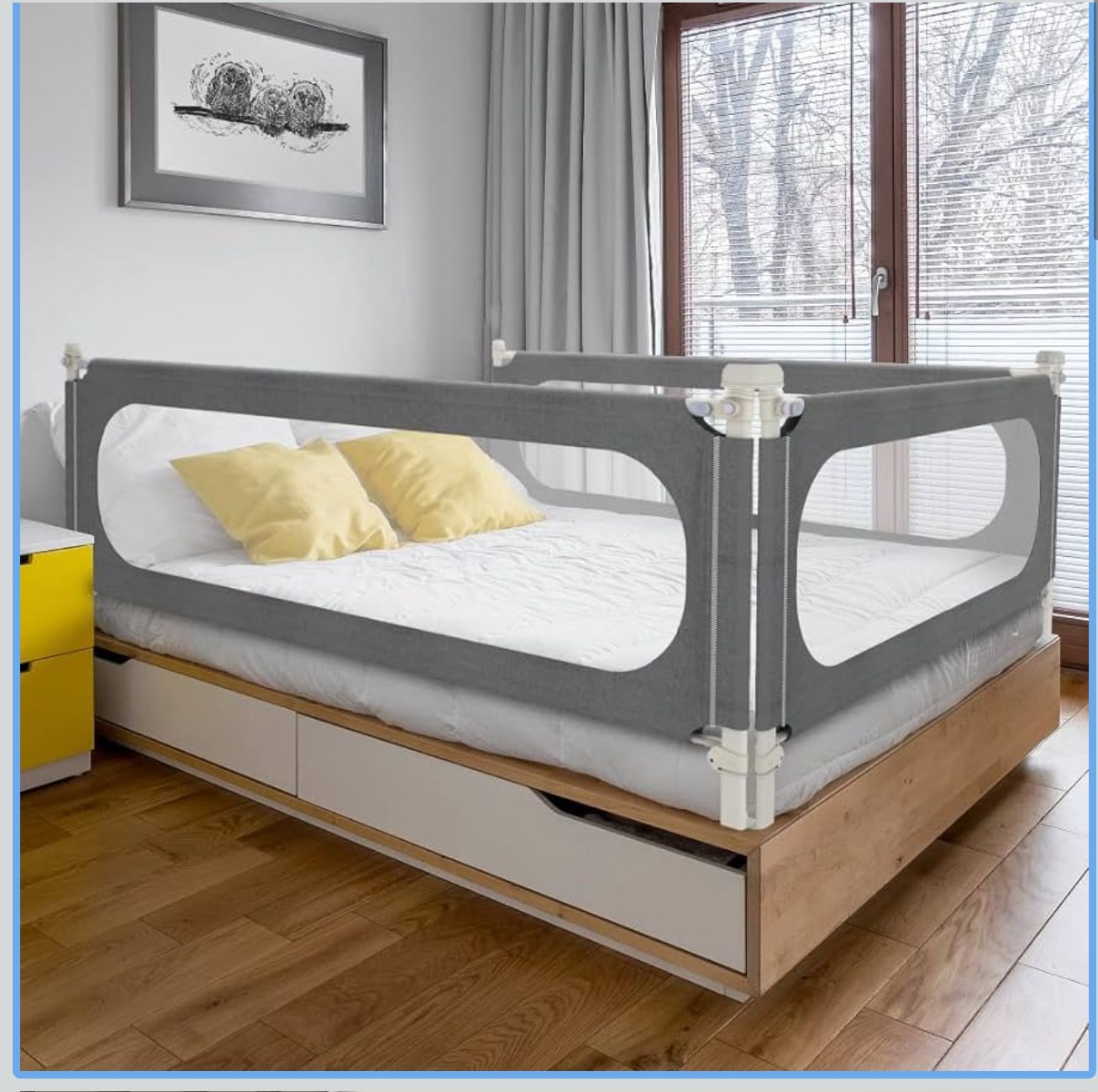 Bed Rails - Full Set With 3 Sides