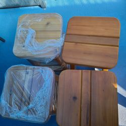 Custom Made Solid Wood Bar Stools 23"