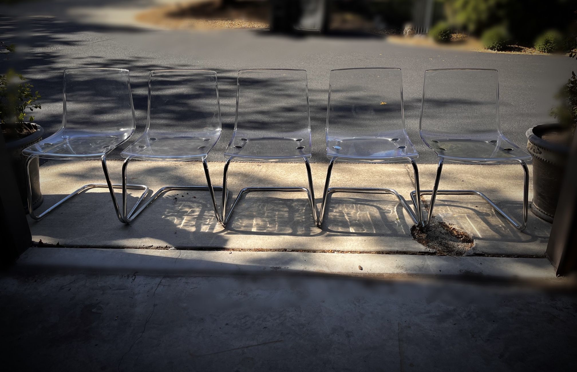 Clear Tobias Chairs