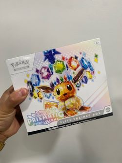 Pokemon prismatic evolutions trainer box etb new sealed Tcg card