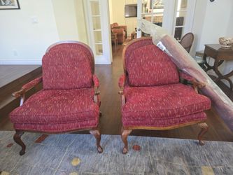 2 Large Living Room Arm Chairs