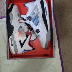 Air JORDAN 4 Retro Se "What The"  With BOX 