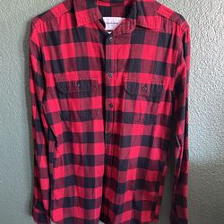 Goodfellow & Co Red and Black Checkered Shirt