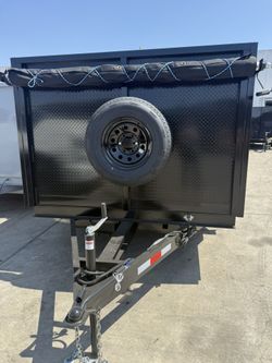 New 8x4x12 Hydraulic Utility Dump Trailer with Accessories 💎
