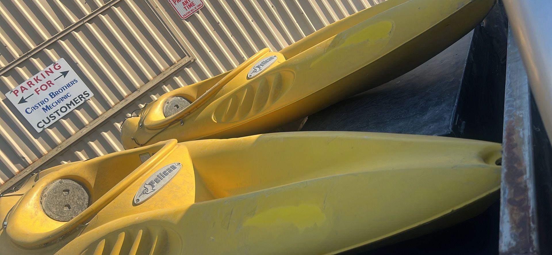 Two Pelican Boats