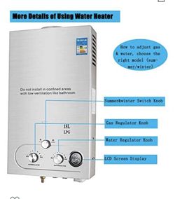 NEW) 18L/4.8Gallon Tankless Water Heater 4.8GPM High Efficient LPG Propane  Gas Hot Water Heater Instant Boiler Bathroom Shower for Sale in Levittown,  NY - OfferUp