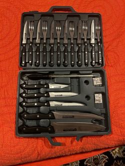 Gourmet Traditions Cutlery Koch Kuchen Messer Stainless Set - 18 piece w/ Case
