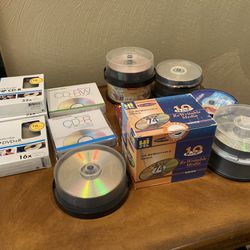 Blank CDs & DVDs - HUGE LOT!