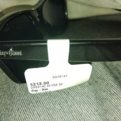 New Never Used Ray-Ban Sunglasses