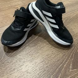 Little Kid Adidas Black And White Sneakers Size 13K