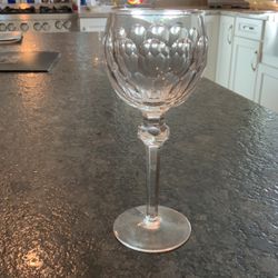 Curraghmore Crystal by Waterford individual Hock Wine Glasses 7.5""