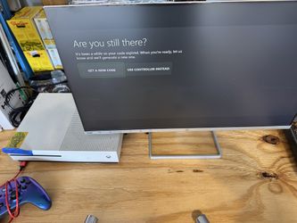 Xbox One S and Monitor