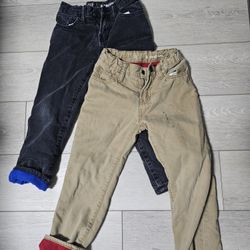 GAP Boys Fleece Lined Denim Size 6 