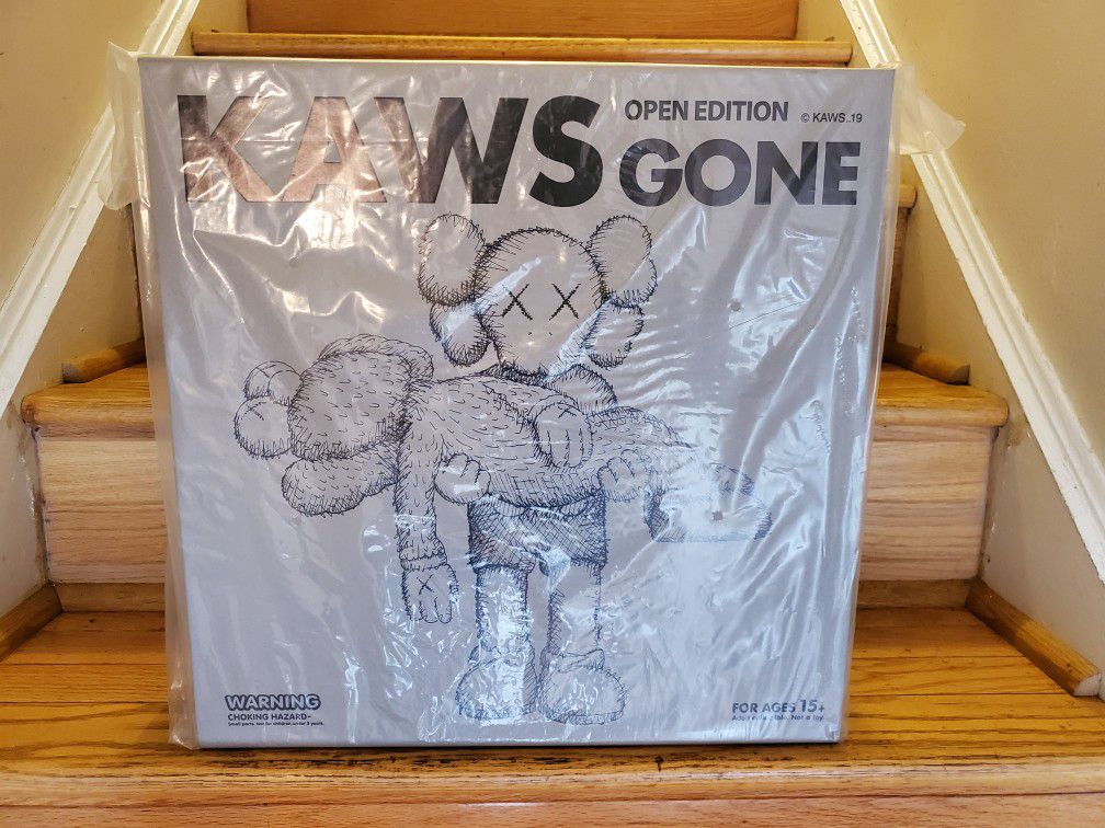 Kaws Gone Collectible Figure Grey