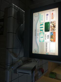 Nintendo Wii with controller and nunchuck