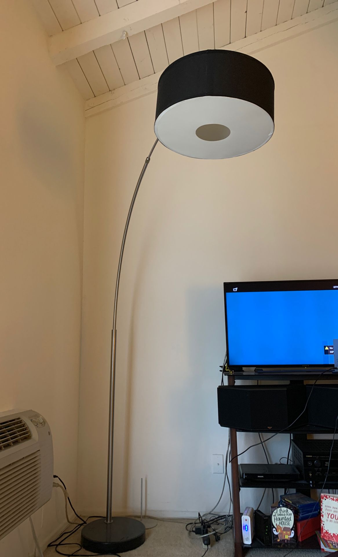 Modern Standing Floor Lamp with LED bulb.