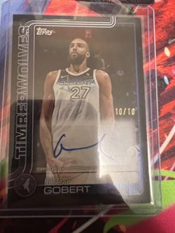 Rudy Gobert signature 10 /10