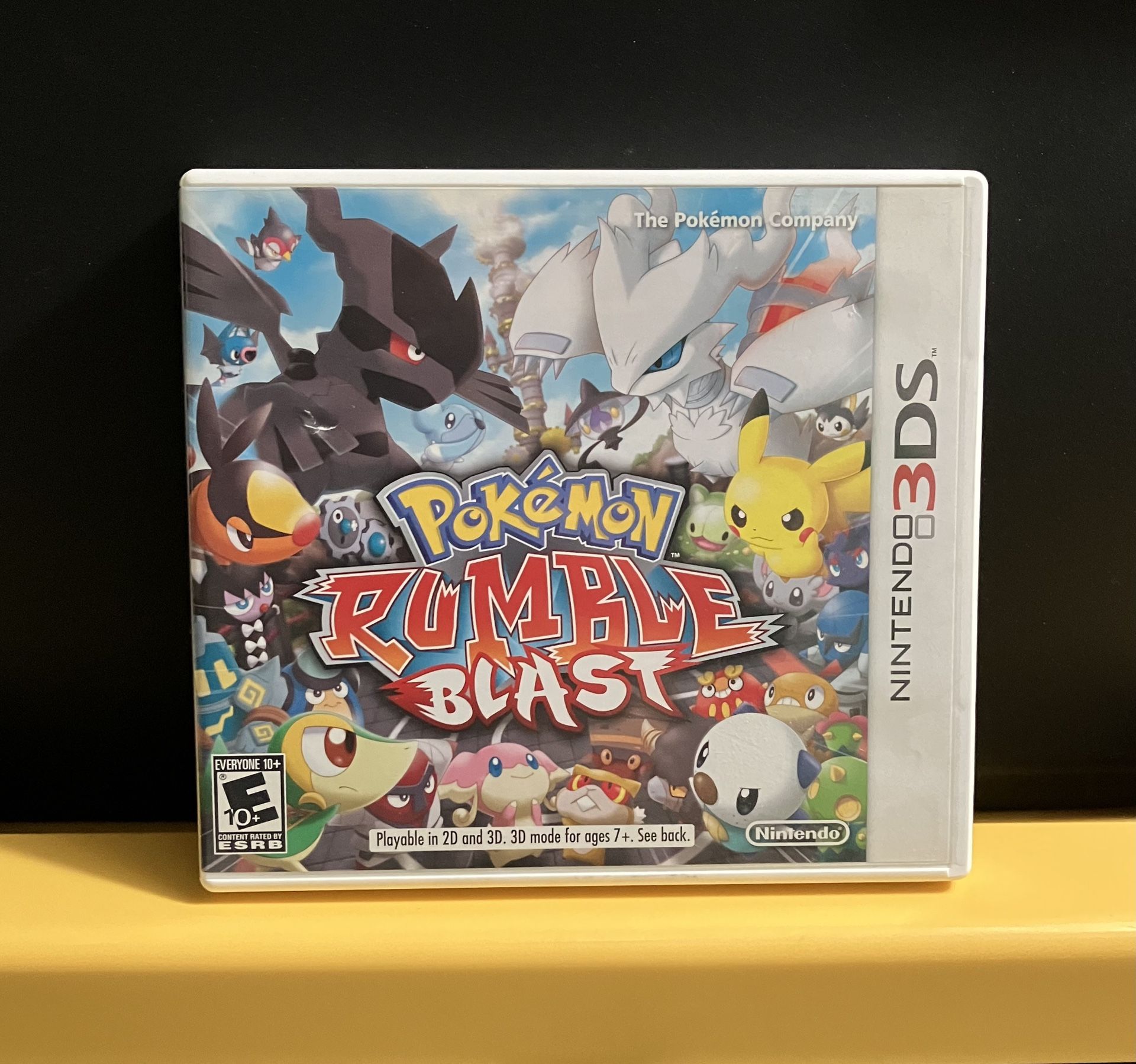 Pokemon Rumble Blast for Nintendo 3DS video game console system or XL New 2DS Pikachu Complete CIB