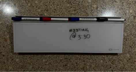 Quartet glass dry erase board