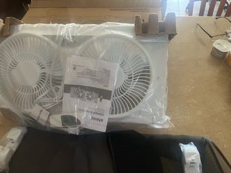 Window Fan, New, Reverse, Bug Cover, Remote, Etc. Shinco