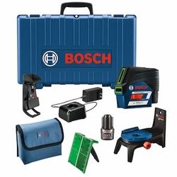 The Bosch 12V Green-Beam Cross-Line Laser w/ Plumb Points is engineered for precision and durability, delivering professional-grade performance for ev