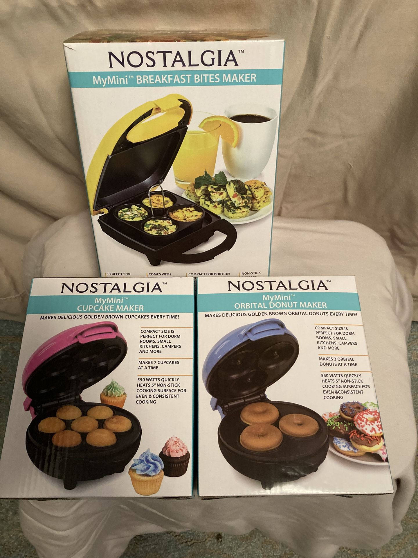Mini Donut Maker,Cupcake Maker And Mini Breakfast Bites