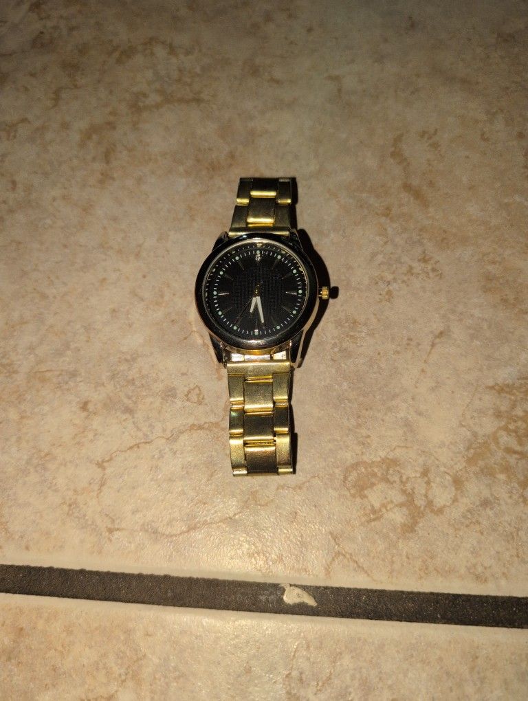 Men's Gold Plated Watch